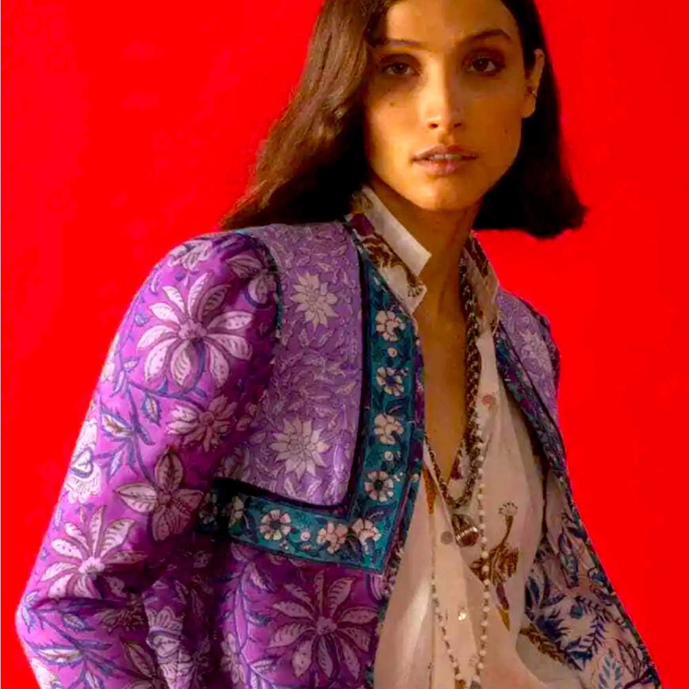 Alix of Bohemia Carnaby Amethyst Jacket NWT, size small.  Excellent condition.